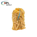 Dapoly PP grocery Leno onions patatoes firewood mesh bags with label vegetable mesh bags